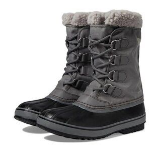 NEW Sorel 1964 PAC Nylon Waterproof Boots Mens EU 44 US 11 in Quarry & Dove